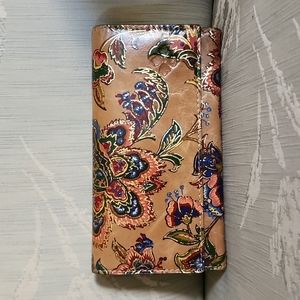 Patricia Nash French Tapestry Leather Wallet